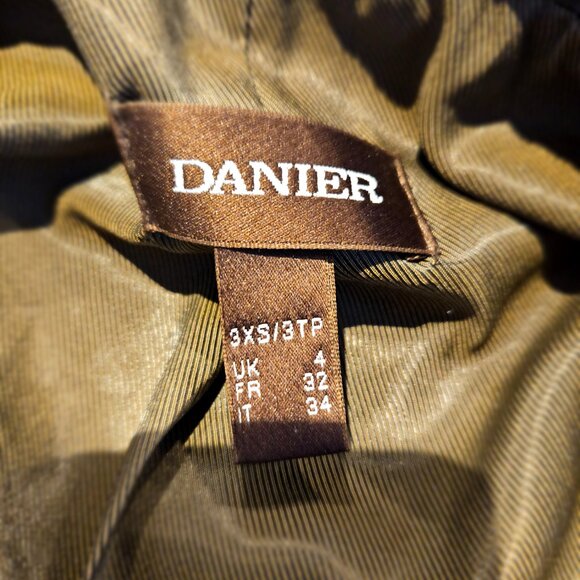 Vintage Danier Leather Moto Jacket - Dark Brown - Picture 5 of 5